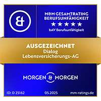 bAV Berufsunfähigkeit ausgezeichnet